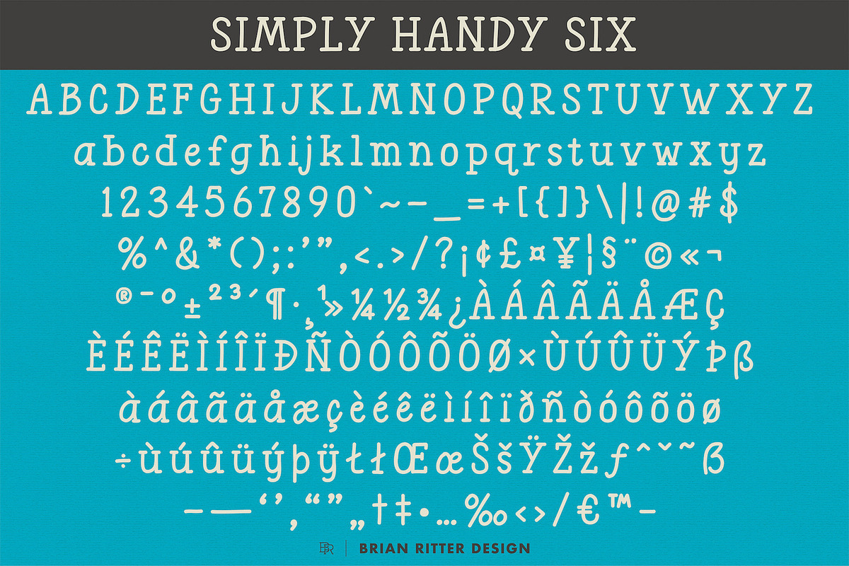 Simply Handy - Handwritten Fonts, a Font by Brian Ritter Design (Photo 10 of 10)