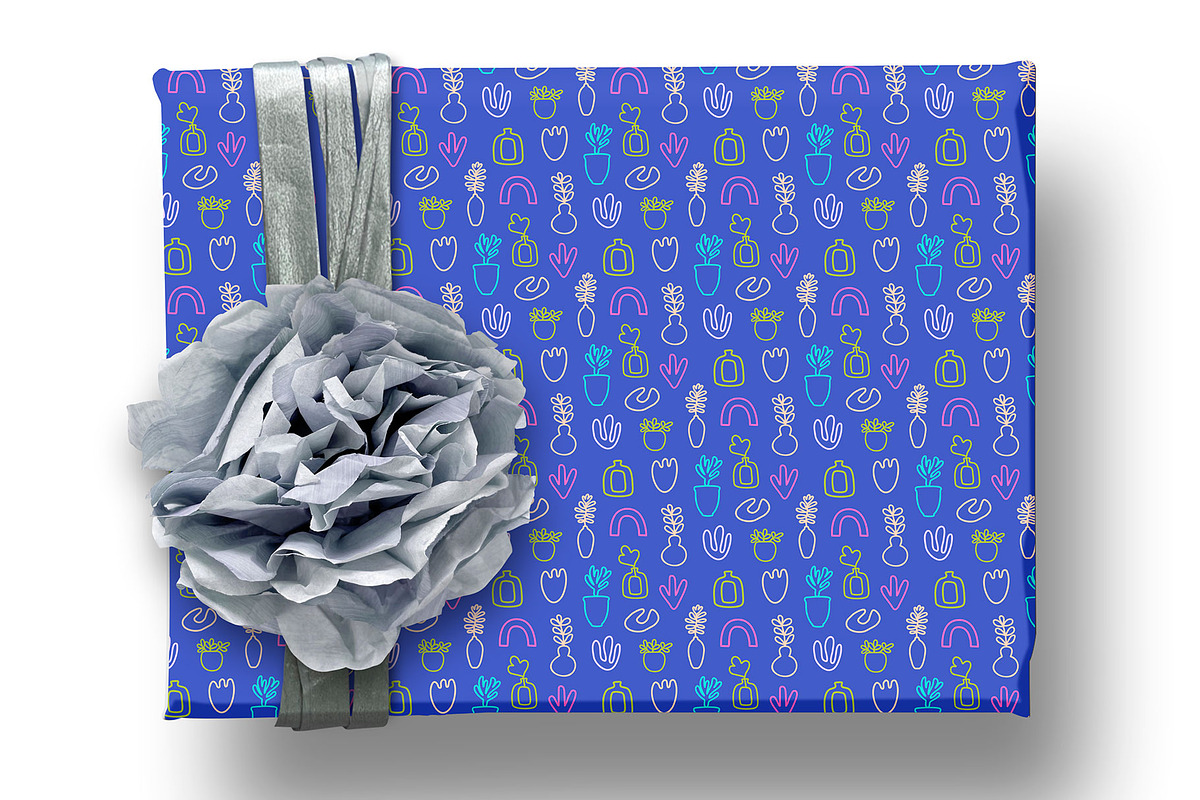 Abstract Florals Procreate Stamps, a Brush Add-On by cugypress (Photo 6 of 6)