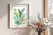 Exotic Botanical Bird Illustration, a Decorative Illustration by Housui Patterns (Thumbnail 9 of 12)