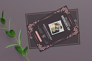 Elegant Retro Wedding Invitation, an Invitation Template by Creatiya Type (Thumbnail 5 of 5)
