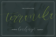 Terranika Typeface, a Script Font by Thirtypath Studio (Thumbnail 1 of 6)