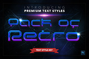 Retro #2 - 17 Text Styles, a Layer Style Add-On by Jonas Stensgaard (Thumbnail 8 of 20)