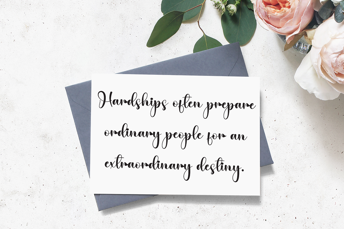 September | Script Font, a Handwritten Font by Scratchones (Photo 5 of 8)