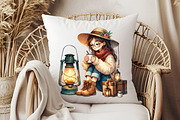 Autumn Coffee Girl Clipart PNG, an Illustration by Pixels.Craft (Thumbnail 4 of 7)