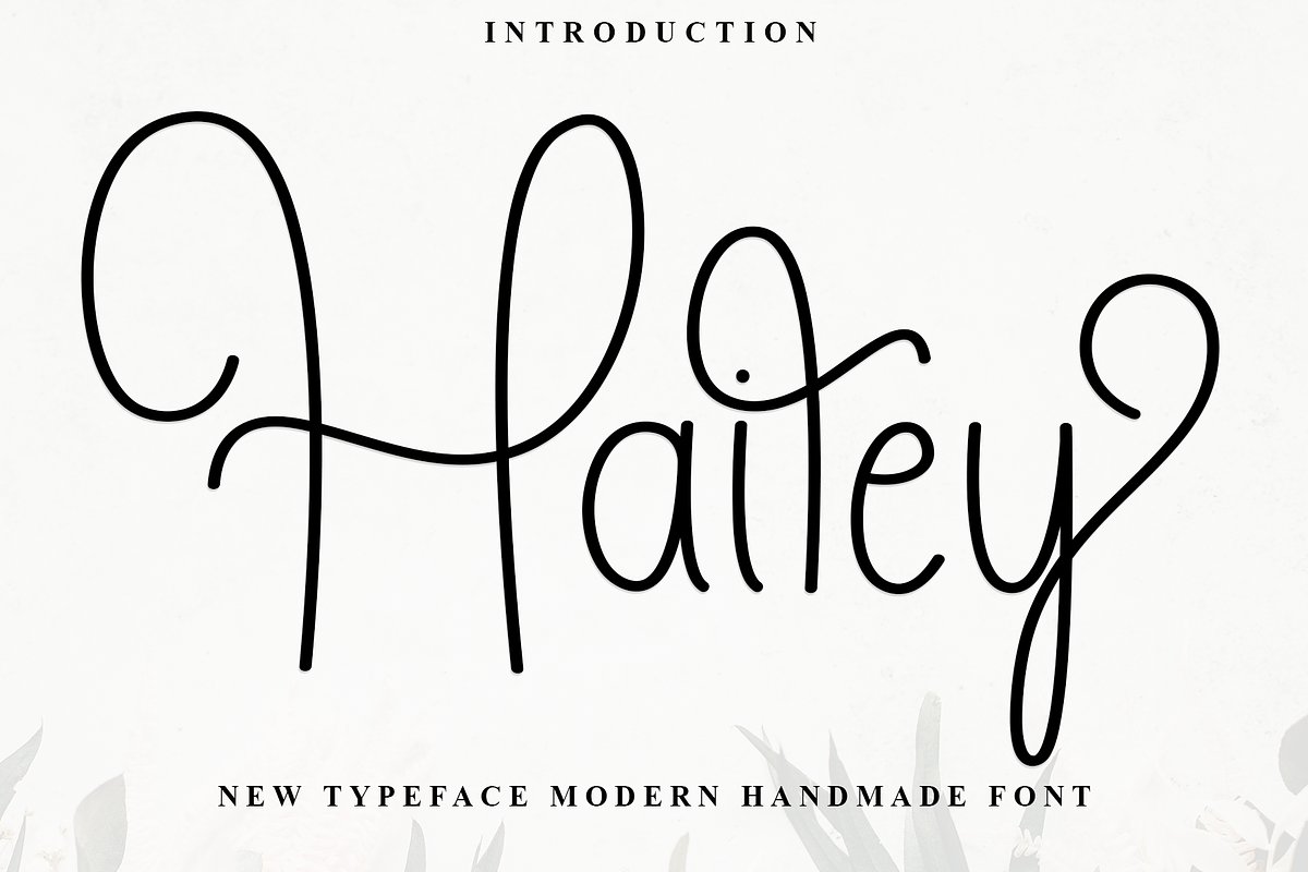 Hailey, a Handwritten Font by InermediaSTUDIO (Photo 1 of 8)