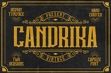 Candrika - Vintage Label Typeface