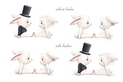 Bunny wedding. Illustration., an Animal Illustration by sheincar (Thumbnail 4 of 8)