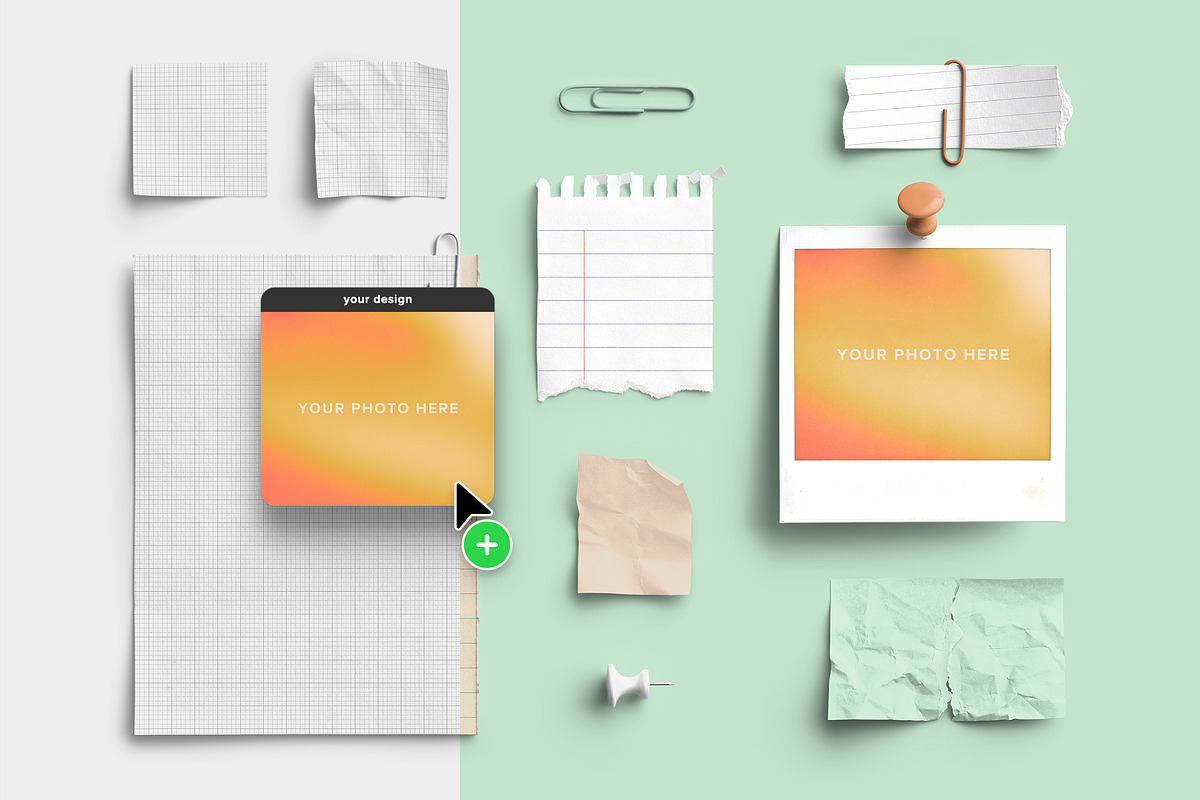 Saffron Card & Photo Notes Editable, an Advertising Mockup by Custom Scene (Photo 6 of 10)