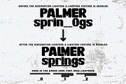 Palmer Springs | Retro Sans Serif, a Sans Serif Font by Aveni Letter Type (Thumbnail 11 of 12)