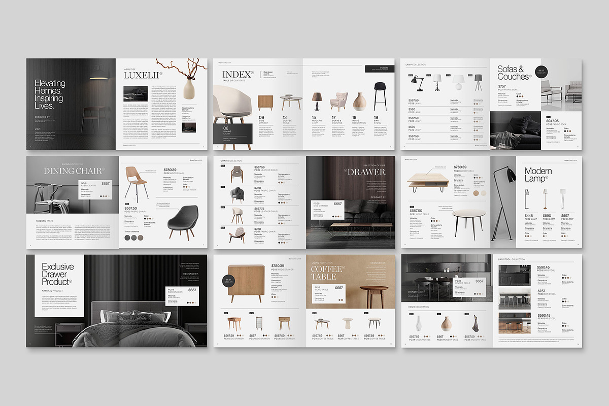 Square Product Catalog Brochure, a Brochure Template by BrandPacks (Photo 3 of 5)