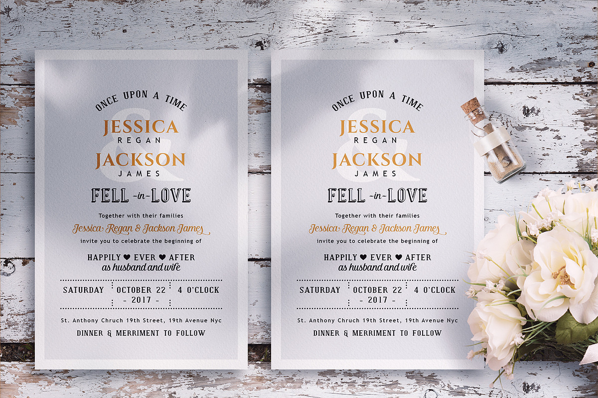 FLOWER WEDDING INVITATION, an Invitation Template by Totem Invitation House (Photo 3 of 4)