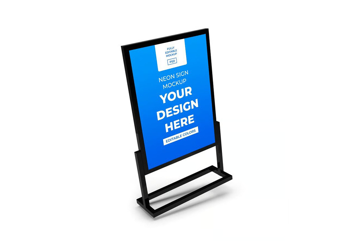 Neon Sign Box Mockup Template Set, a Packaging Mockup by DesignRushMarket (Photo 10 of 11)