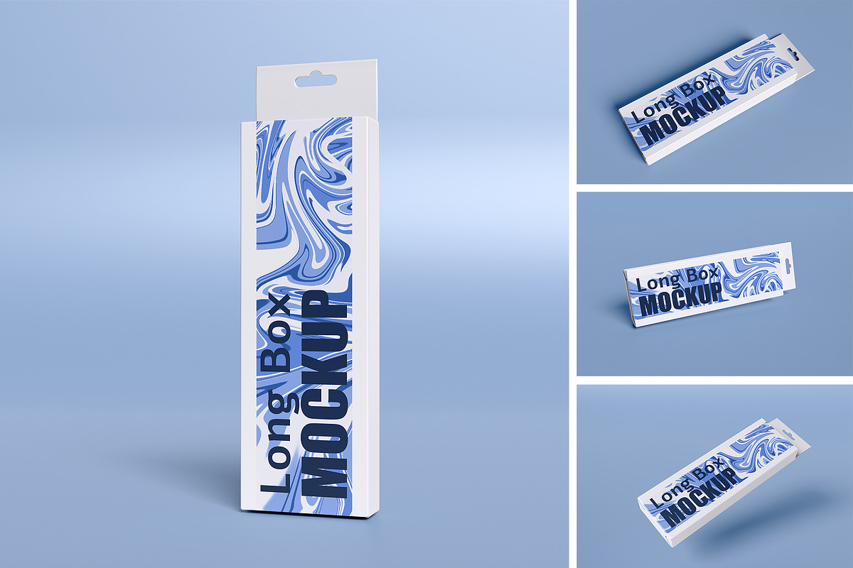 Long Box Mockup, an Advertising Mockup by xavier_studio