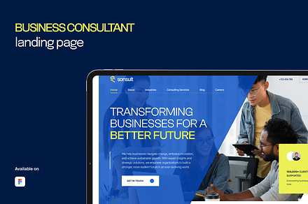 Business Consulting Figma Template