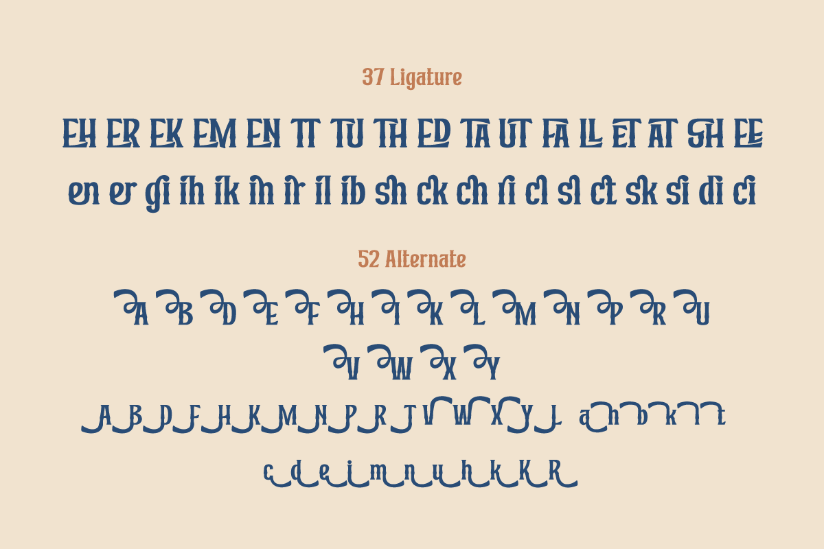 Mibundi | Retro Condensed Font, a Serif Font by twinstd (Photo 12 of 13)