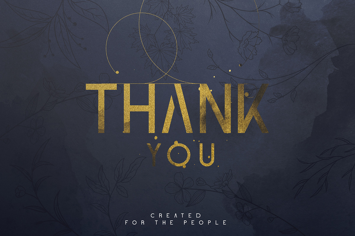 Blue Gold sans serif font + Extras, a Sans Serif Font by VP Fonts (Photo 15 of 15)