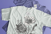 Seamless Set Flowers Poppy Poppies, a Pattern Graphic by Vintage (Thumbnail 13 of 14)