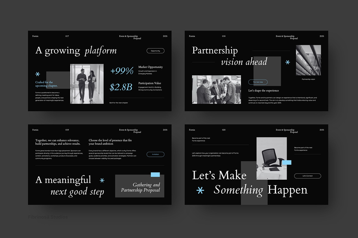 Event & Sponsorship Proposal Deck, a Presentation Template by FIBRINOSÄ (Photo 7 of 7)