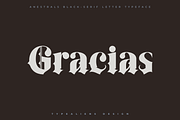 Anestrals, a Blackletter Font by ilhamtaro (Thumbnail 10 of 10)
