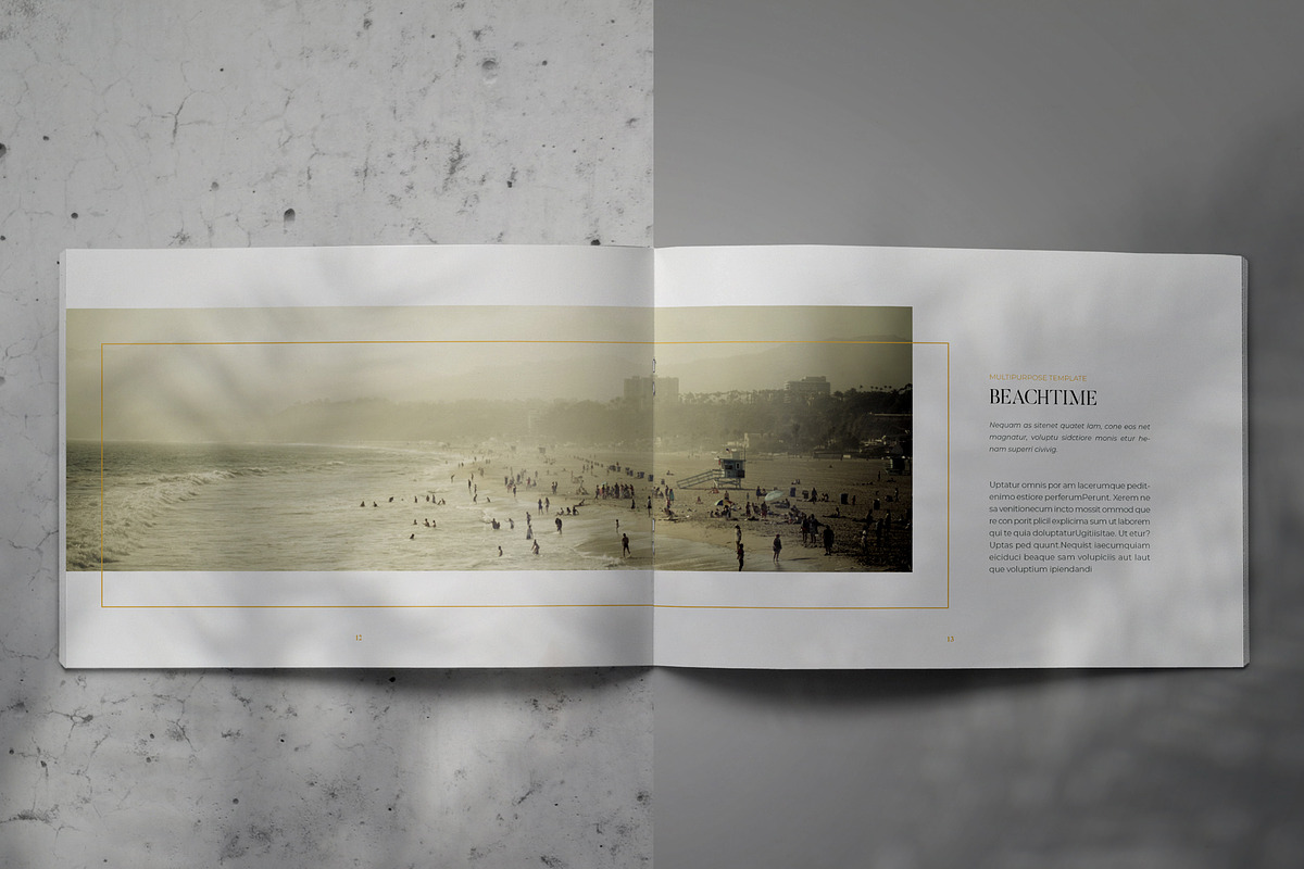 BEACH - Brochure Lookbook Template, a Brochure Template by Indotitas (Photo 7 of 9)