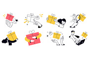 Gift for you concept illustrations, an Illustration by PureSolution (Thumbnail 2 of 6)