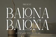 Balona Modern Serif, a Serif Font by Maryamtype Studio (Thumbnail 1 of 13)