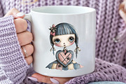 Halloween gothic Voodoo Doll Clipart, an Illustration by Rose Art (Thumbnail 6 of 7)