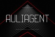 Auliagent, a Sans Serif Font by Auliacreative (Thumbnail 1 of 4)