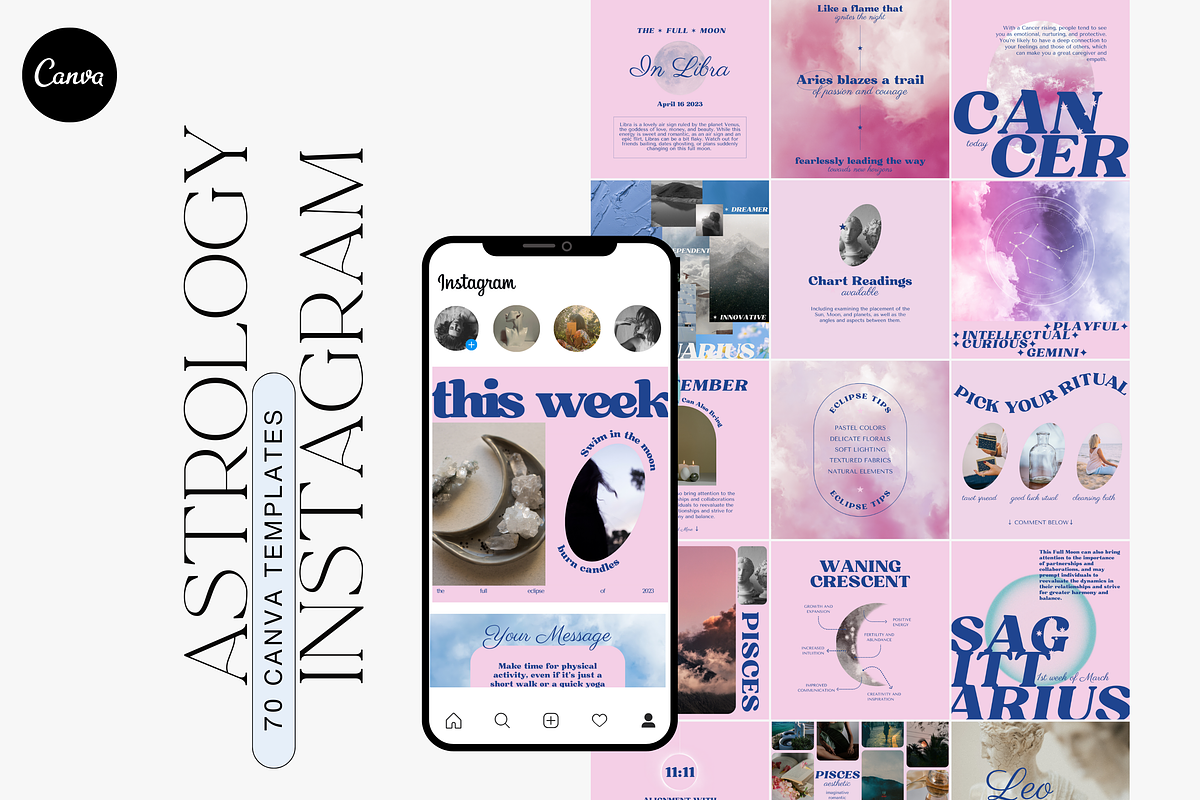Astrology Instagram Witchy Template, a Social Media Template by Story Native (Photo 1 of 11)