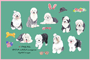 OES Clipart Digital Paper, an Animal Illustration by VianneArt (Thumbnail 4 of 7)