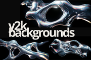 Pack Chrome Y2K Abstract Backgrounds, a Background Graphic by THE PIGGEST (Thumbnail 7 of 11)