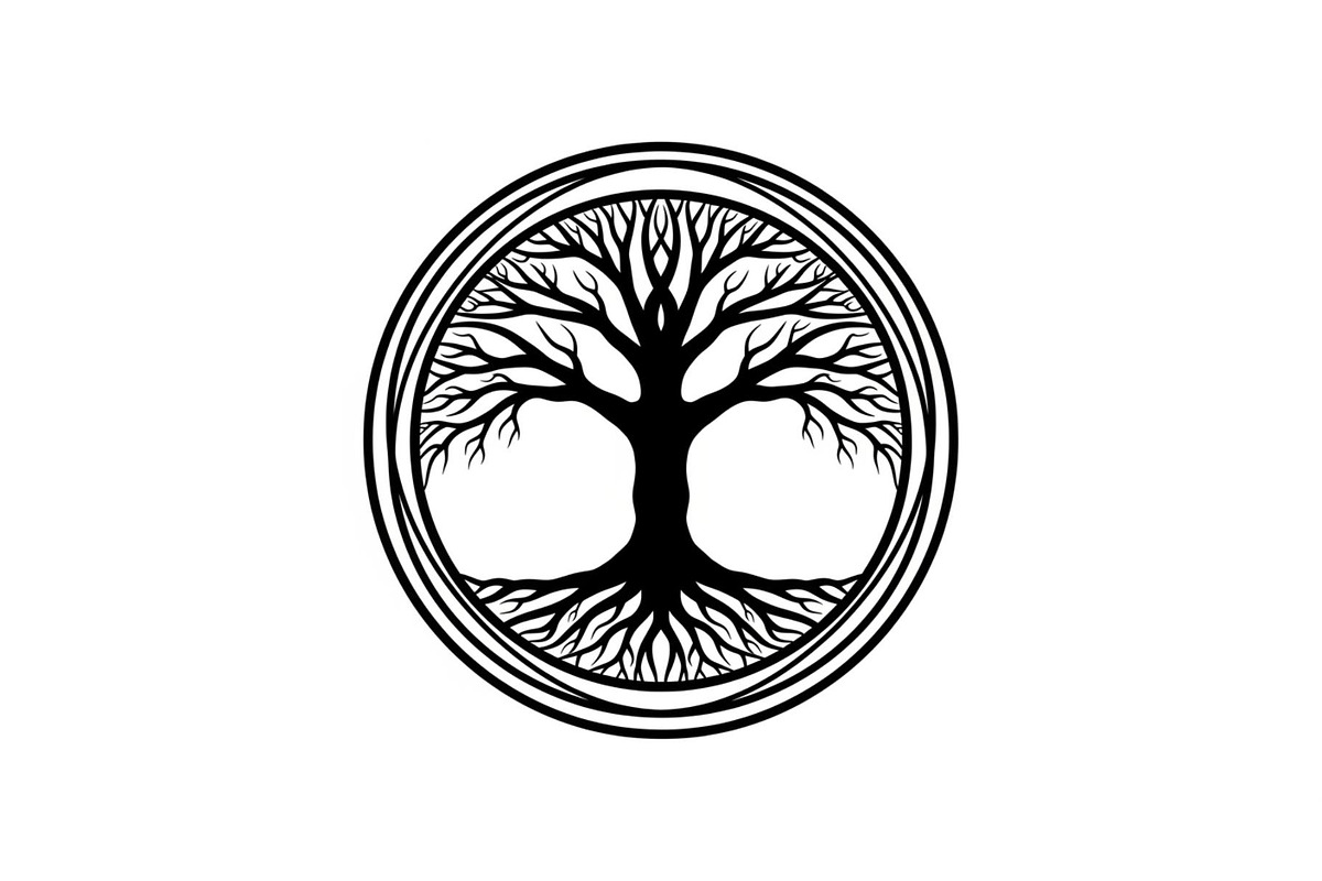 Tree of Life Circle Frame Bundle, an Illustration by Gaye Art (Photo 12 of 51)