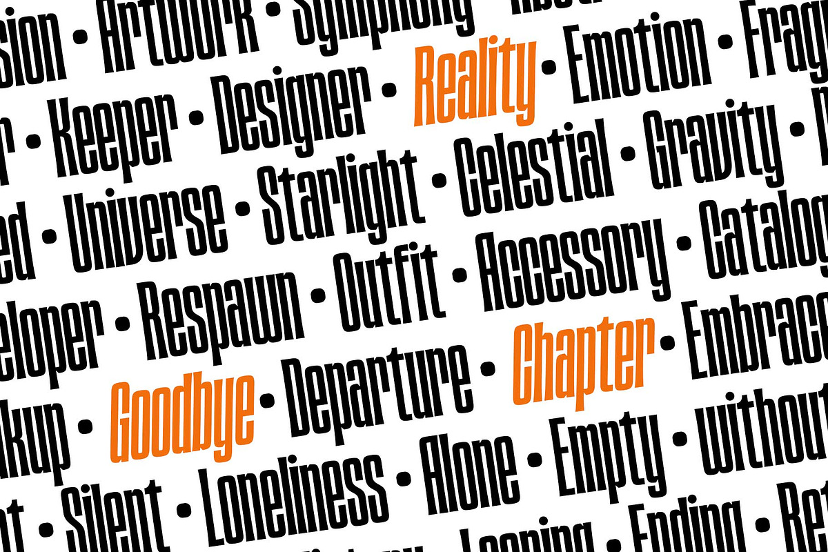 Mondrich - Condensed Display, a Font by Novitype (Photo 14 of 14)