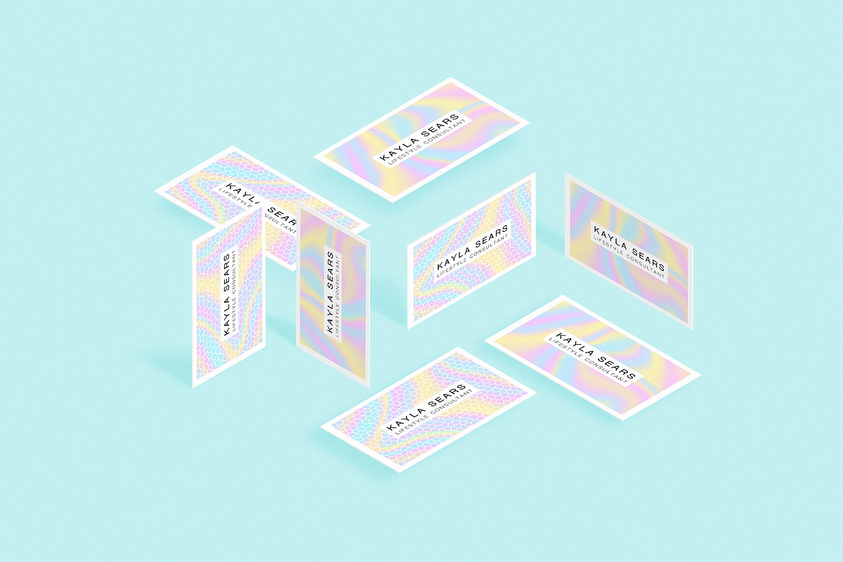 HOLOgraphic Textures Bundle, a Texture Graphic by Lum3n (Photo 2 of 6)