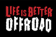 Off Road Font, a Font by Annyart Design (Thumbnail 6 of 17)