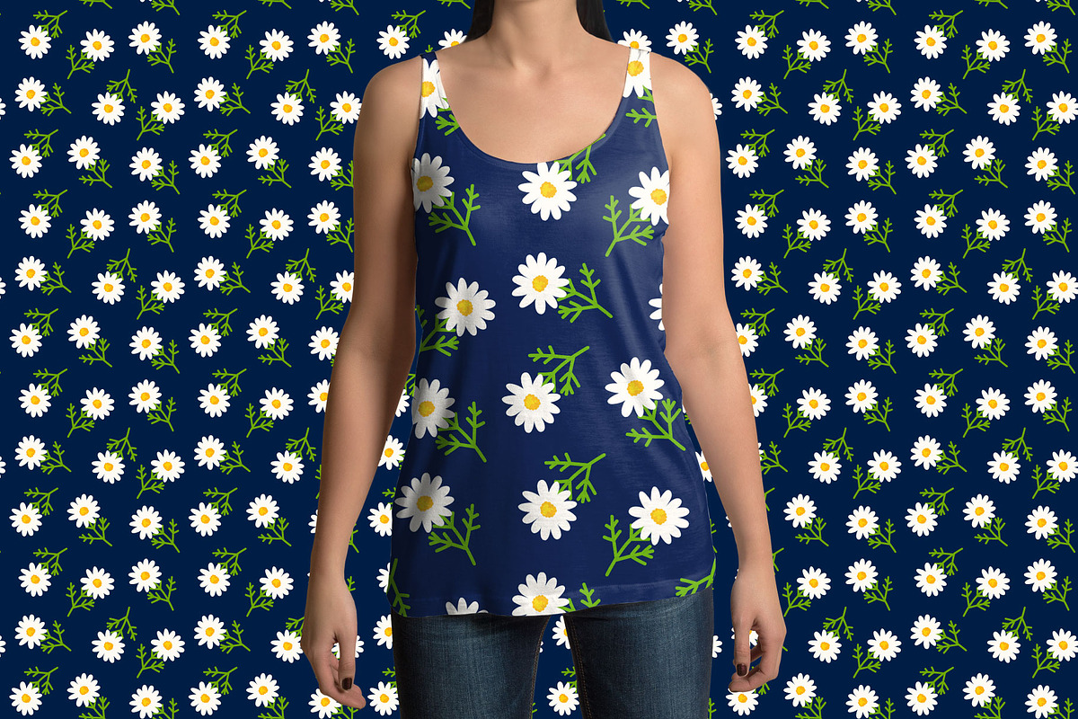 Daisy Ditsy Floral Pattern Bundle, a Pattern Graphic by AvaAva (Photo 6 of 19)
