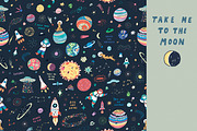 Take me to the Moon, a Decorative Illustration by GooseFrol (Thumbnail 1 of 7)