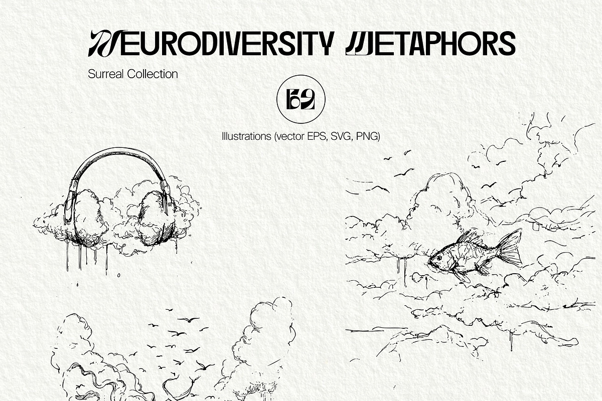Neurodiversity Metaphors collection, a Healthcare Illustration by divanovskaya_nv (Photo 13 of 18)