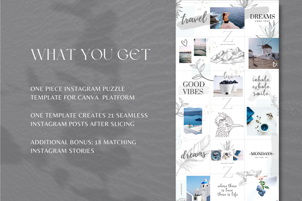CANVA | Unsalted Instagram Puzzle, a Social Media Template by 9inchideas (Photo 3 of 8)