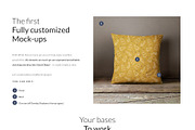 Throw Pillows 9x Mock-ups Set, a Print Template by Mocca Mockups Store (Thumbnail 2 of 7)