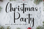 Christmas Party, a Handwritten Font by InermediaSTUDIO (Thumbnail 1 of 8)