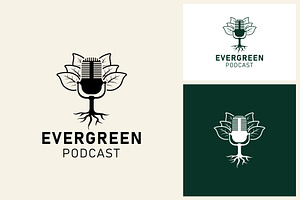 Nature Podcast Logo, a Branding & Logo Template by Atlantis X Nurman Arbai