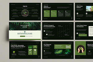 Nature Inspired Green Presentation, a Presentation Template by MightyDesign