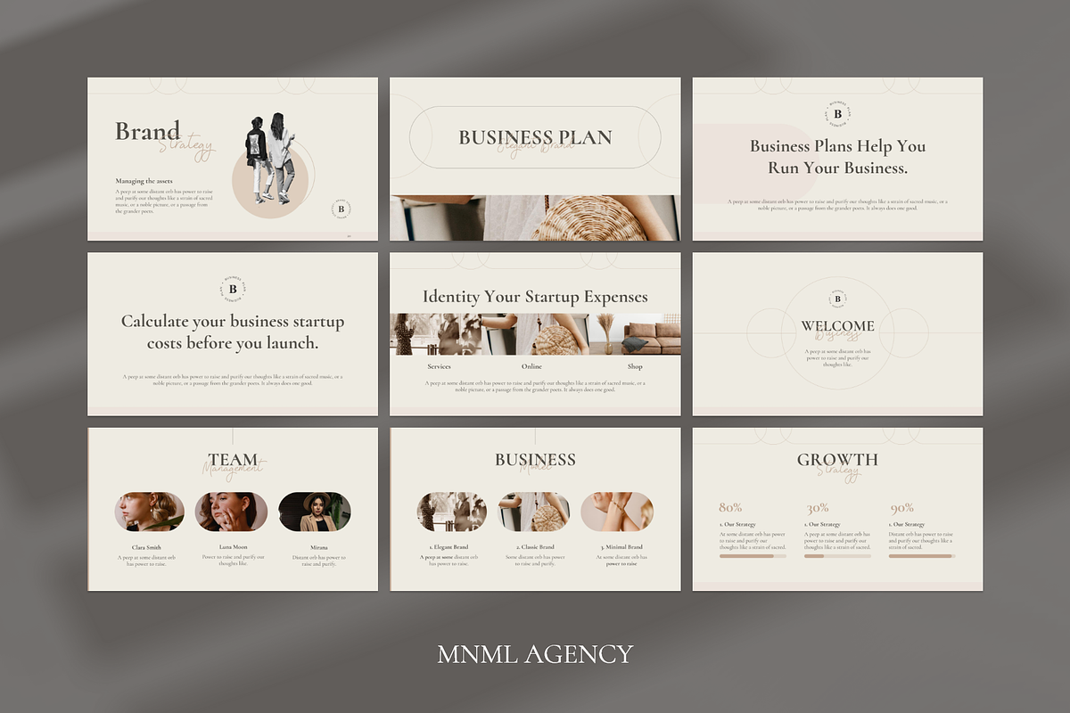Multipurpose Presentation Template, a Presentation Template by MNML Agency (Photo 8 of 29)