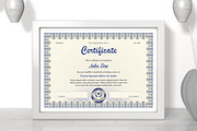 Simple, Clean Certificate Design, a Stationery Template by Aabhaas (Thumbnail 2 of 2)
