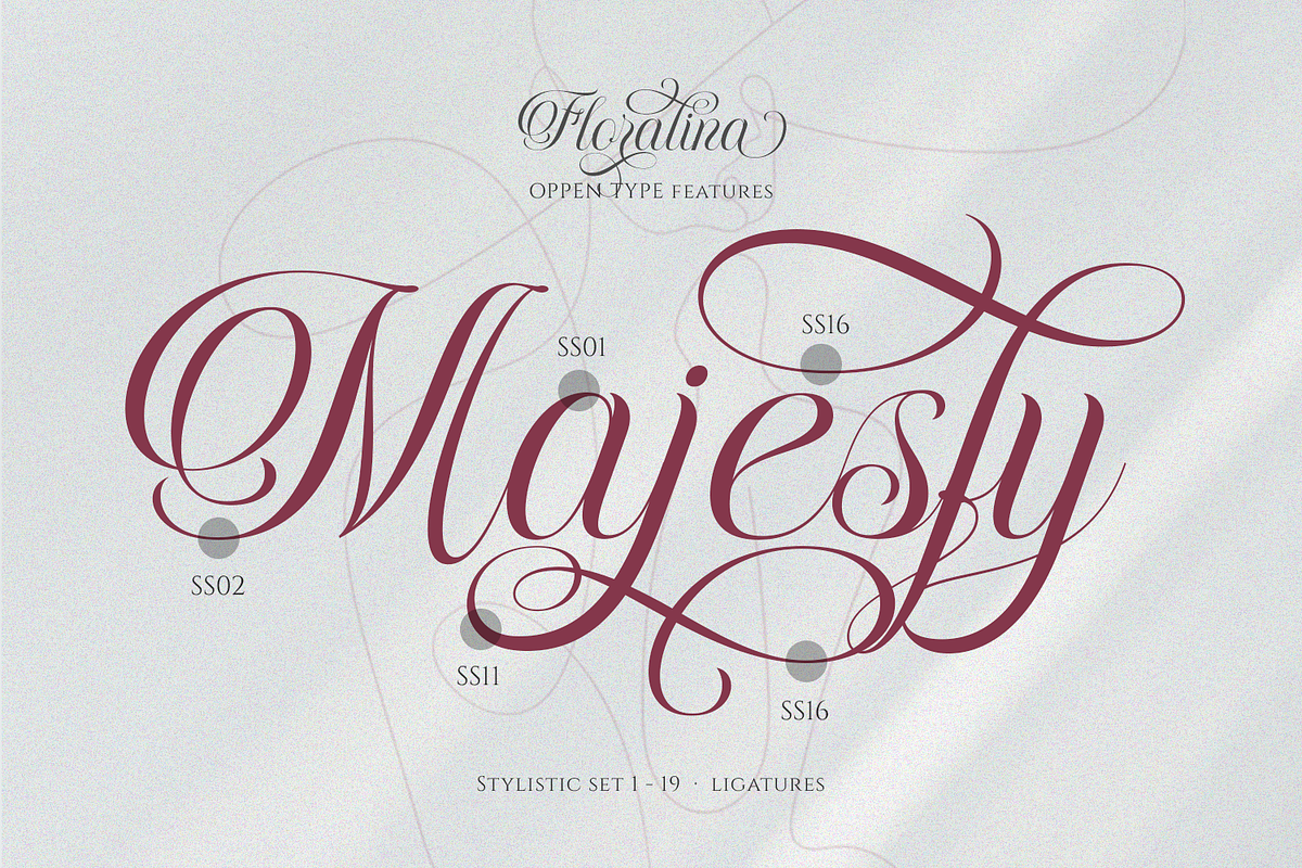 Floralina - Modern Cursive Script, a Script Font by Pixesia Studio (Photo 11 of 12)