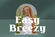 Easy Breezy - Textured Vintage Type, a Serif Font by HipFonts (Thumbnail 2 of 9)