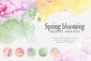 Spring blooming abstract watercolor, an Object Graphic by Volha Studio (Thumbnail 1 of 11)
