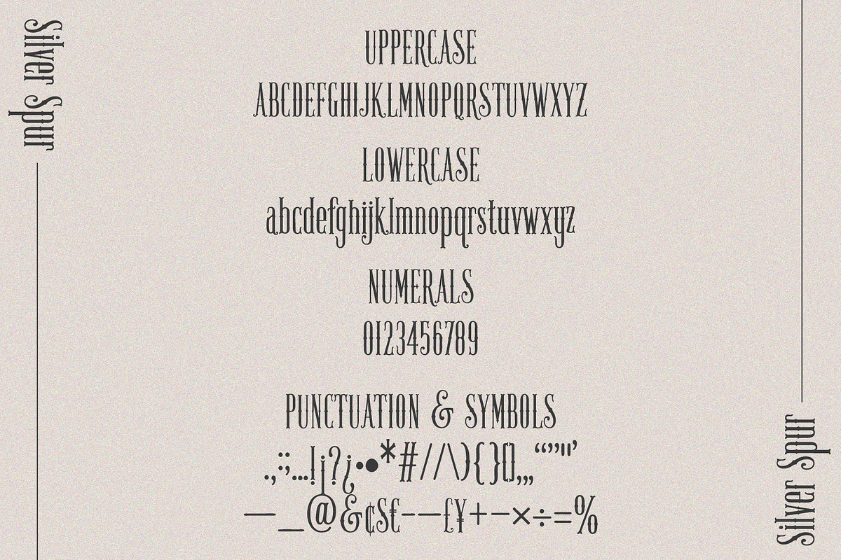 Silver Spur, a Serif Font by Prestige Artsy Studio (Photo 10 of 10)