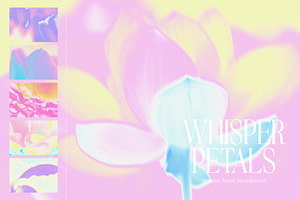 70 Whisper Petals Floral Backgrounds, a Texture Graphic by Feelsoul
